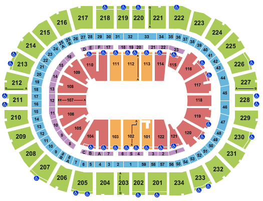 PPG Paints Arena Monster Jam Seating Chart